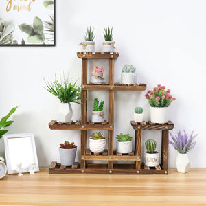Wood Plant Shelves