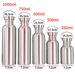 Stainless Steel Single Wall Big Mouth Canister