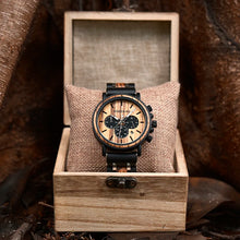 BOBO BIRD Ebony Wood Watch w