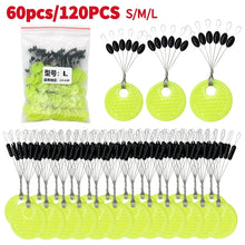 Group Set Rubber Silicon Rubber Oval Fishing Floats