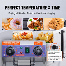 VEVOR  Commercial Electric Deep Fryer w/Dual Tanks