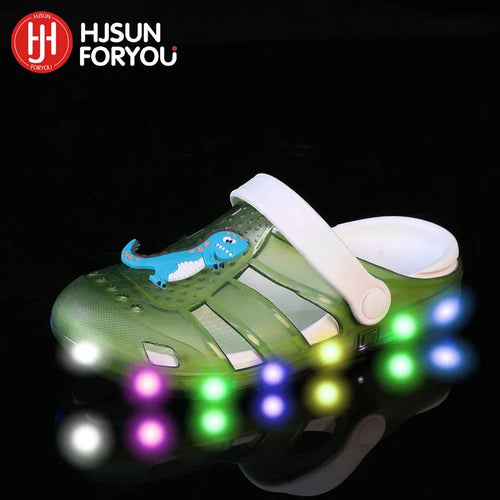 Sporty Sandals with Light LED Lights