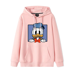 Lovers Duck Printed Hoodie