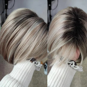 Soft & Healthy Short Blonde Bob Wig