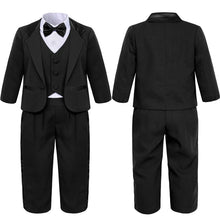 Baby Boy Formal Tuxedo No Tail 5 Pcs Set