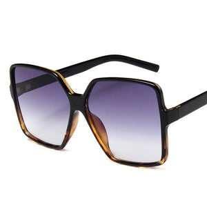 Oversized Gradient Designer Sunglasses