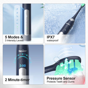 SEJOY Oral Cleaning Personal Sonic Electric Toothbrush