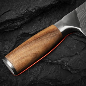 Stainless Steel Razor Sharp Wood Handle Knife