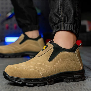 Anti-spark Suede Steel Toe Work Shoes