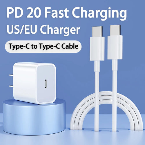 20W USB C Charger Fast Charging Cable