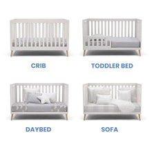 Delta 4-in-1 Convertible Baby Crib with Natural Legs