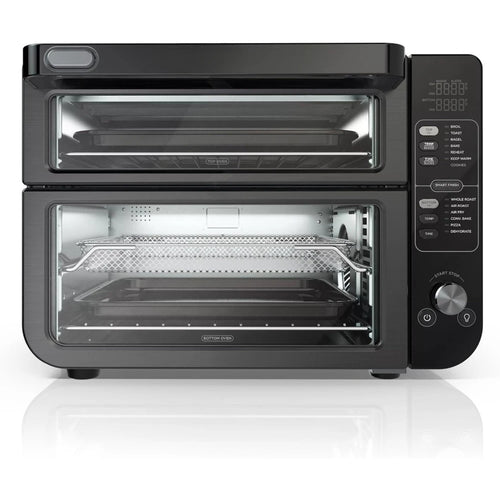 13-in-1 Double Oven with FlexDoor Microwave Oven