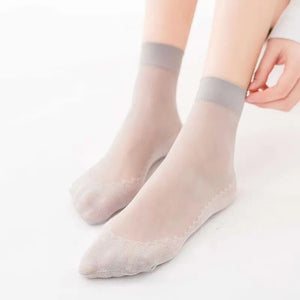 10 Pairs Soft Thin Non-Slip Socks