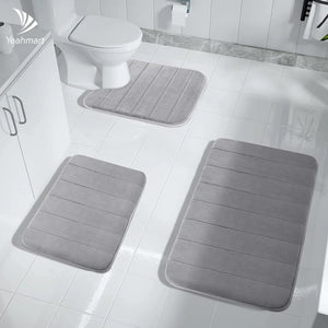 Memory Foam Bath Mat Set