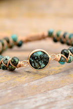 Handmade Beaded Copper Bracelet