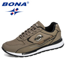 BONA 2020 Designer Nubuck Leather Trendy Sneakers