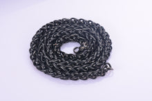 Black Color Keel Link Chain Stainless Steel Necklace