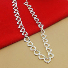 925 Silver Small Heart Charm Necklace