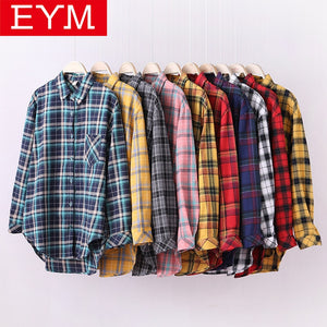 Plaid Long Sleeve Flannel Shirts