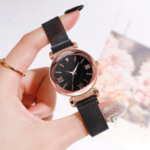 Elegant Beautiful Starry Sky Bracelet Wristwatch