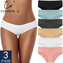 Cotton Solid Color Low-Rise Briefs