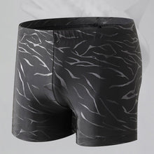 Sharkskin Polyester Elastic Quick-Drying Swim Trunks