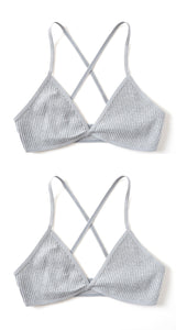 2 PCS Comfort Cotton French Style Bra