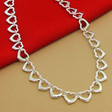 925 Silver Small Heart Charm Necklace