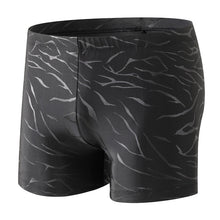 Sharkskin Polyester Elastic Quick-Drying Swim Trunks