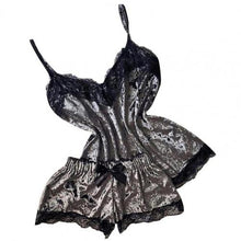 Sleeveless Satin Nightgown & Panties Set