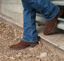 Simple Suede Cowboy Boots