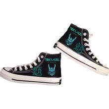 Xiao Print Canvas High Top Sneakers