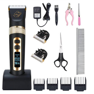 Professional Rechargeable Electrical Hair Cutter Trimmer Grooming Kit