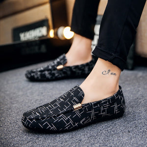 Casual Light Canvas Loafers