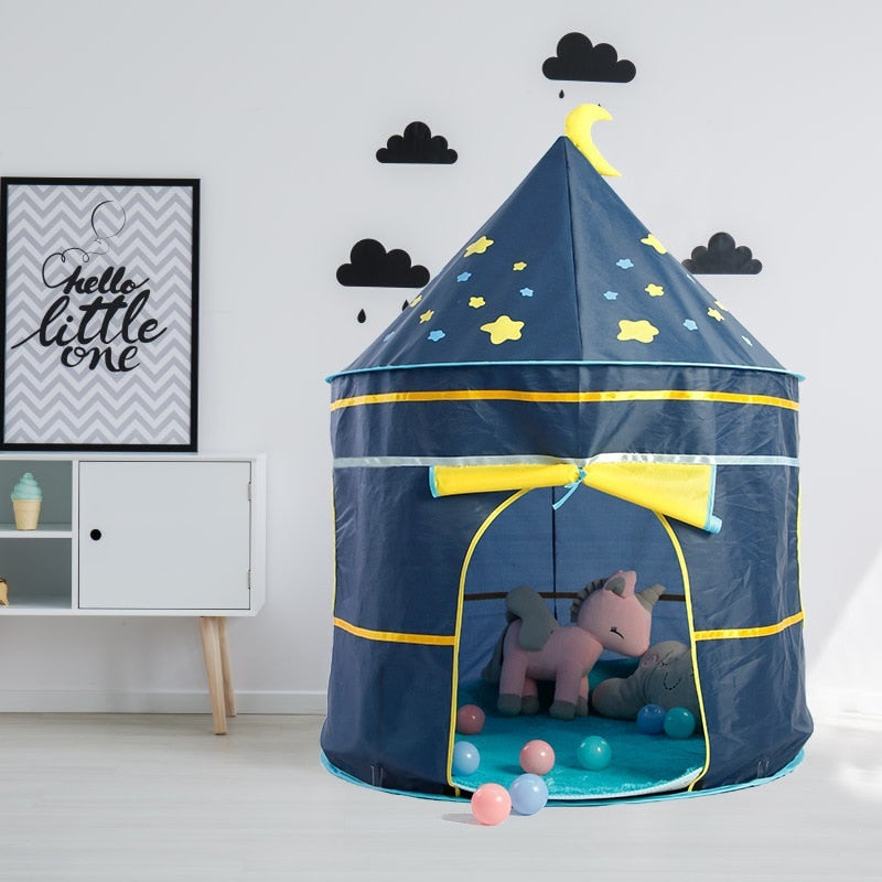 Portable Castle Teepee Play Tent