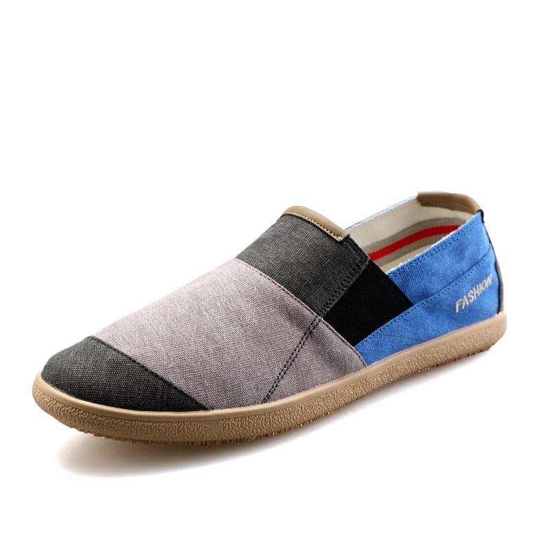 Causal Breathable Wide Slip On Canvas Shoes