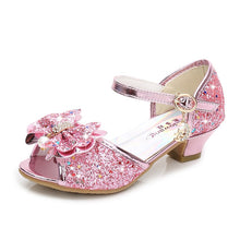 Princess Colorful Sequined Peep Toe Sandals
