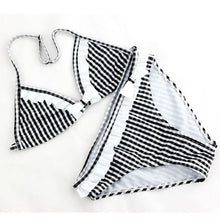 Cute Plaid Split Two-piece Swimsuit