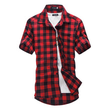 Plaid Short-sleeve Shirt