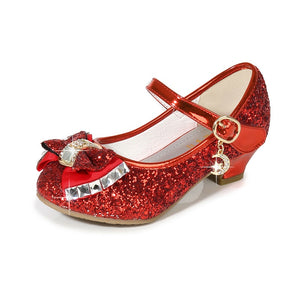 Princess Colorful Sequined Peep Toe Sandals
