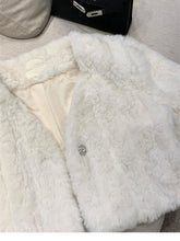 Short Faux Lamb Fur Jacket