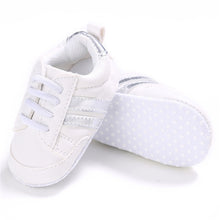 Two Striped First Walkers Soft Sole Sneakers
