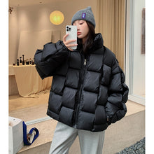 Warm Down Cotton Short Thick Loose Puffer Coat