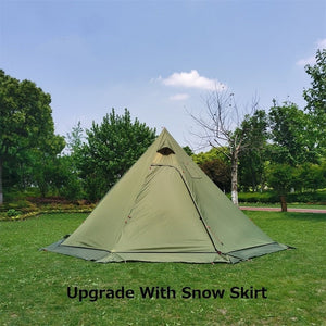 3-4 Person Ultralight Outdoor Big Pyramid Tent