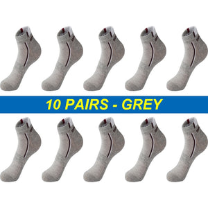 10 Pairs Cotton Athletic Short Socks