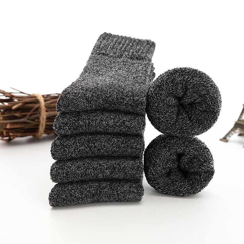 Super Thick Solid Wool Rabbit Socks