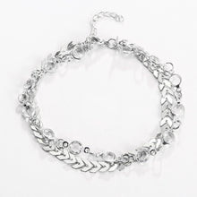 Huitan Cool Metal Chain Butterfly Anklet