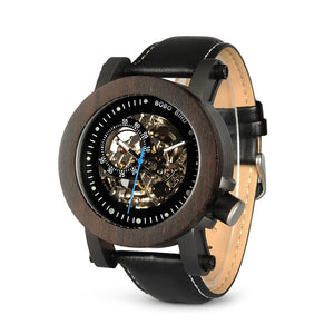 BOBO BIRD Automatic Mechanical Wood Wristwatch