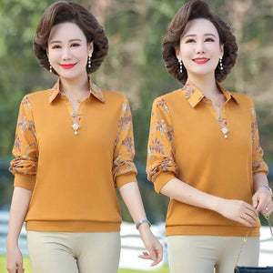 Long Sleeve Bottoming Blouse