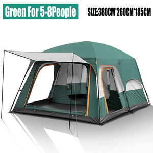 5-12 People Large Two Story Outdoor Family Camping Tent